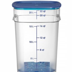 Pojemnik na żywność CamSquares Fresh Pro, Cambro, Camsquare, 20,8L, transparentny, 289x289x(H)401mm