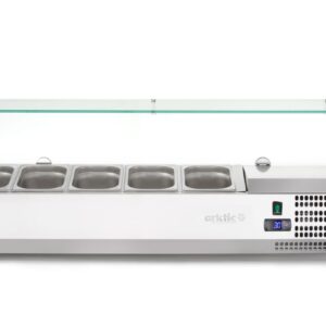 Nadstawa chłodnicza GN 1/4, Arktic, 5x GN 1/4, 230V/180W, 1205x335x(H)460mm