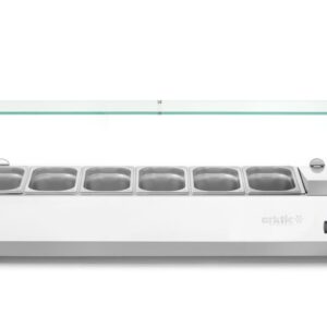 Nadstawa chłodnicza GN 1/4, Arktic, 7x GN 1/4, 230V/180W, 1505x335x(H)460mm