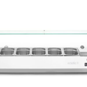 Nadstawa chłodnicza GN 1/3, Arktic, 6x GN 1/3, 230V/180W, 1405x420x(H)456mm