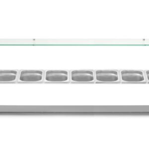 Nadstawa chłodnicza GN 1/3, Arktic, 9x GN 1/3, 230V/180W, 2005x420x(H)456mm