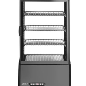 Witryna chłodnicza nastawna, 68 l, Arktic, czarny, 230V/170W, 444x397x(H)875mm