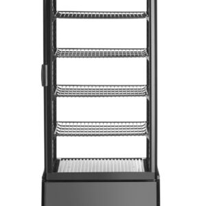 Witryna chłodnicza nastawna, 98 l, Arktic, czarny, 230V/210W, 444x397x(H)1100mm