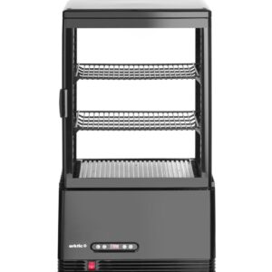 Witryna chłodnicza nastawna, 58 l, Arktic, czarny, 230V/170W, 452x406x(H)830mm