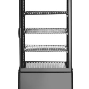 Witryna chłodnicza nastawna, 78 l, Arktic, czarny, 230V/170W, 444x397x(H)940mm