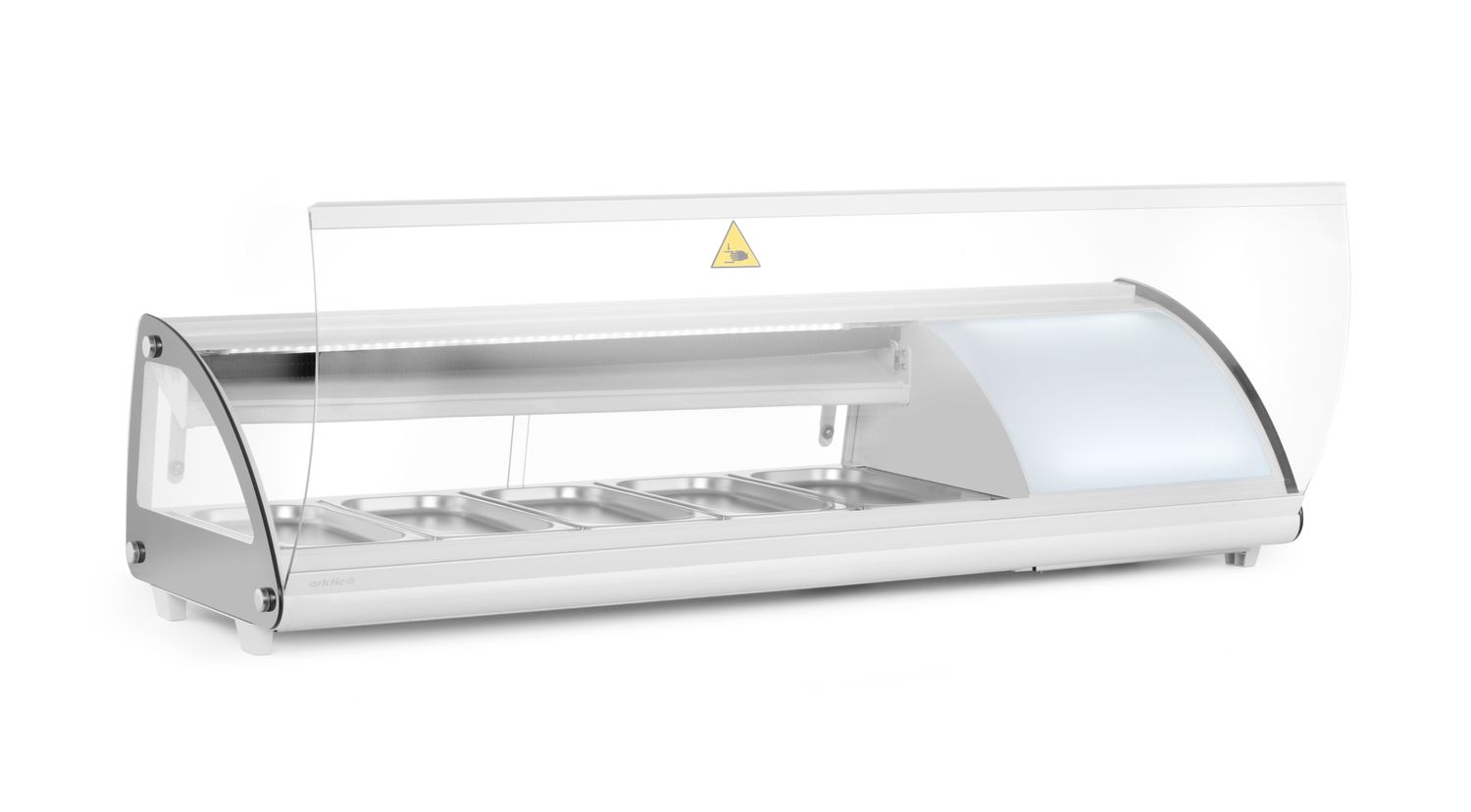 Witryna chłodnicza 5x GN 1/3, Arktic, 230V/160W, 1307x445x(H)327mm - obrazek 5
