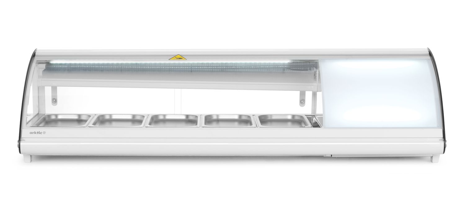 Witryna chłodnicza 5x GN 1/3, Arktic, 230V/160W, 1307x445x(H)327mm - obrazek 4