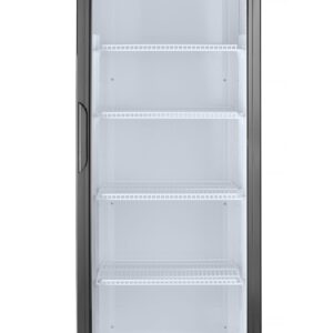 Lodówka barowa z podświetlanym panelem, 1-drzwiowa, Arktic, 254L, czarny, 230V/250W, 578x605x(H)1980mm