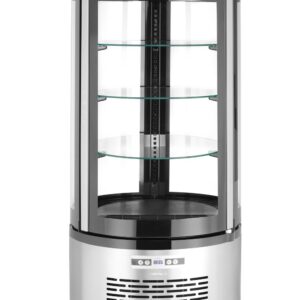 Witryna chłodnicza okrągła, Arktic, 100L, 230V/210W, ⌀480x(H)1065mm