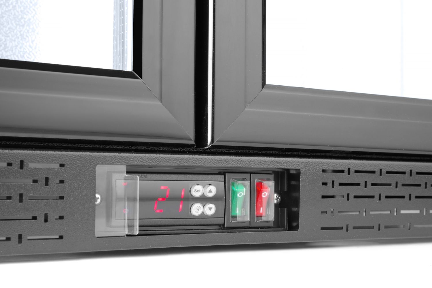 Lodówka barowa 2-drzwiowa, Arktic, 158L, czarny, 230V/160W, 900x530x(H)870mm - obrazek 4