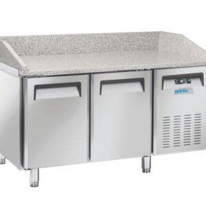 Stół chłodniczy do pizzy 2-drzwiowy, Arktic, 128L, 230V/210W, 1507x800x(H)1040mm