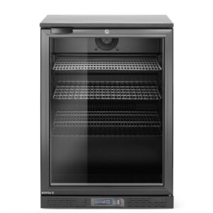 Lodówka barowa 1-drzwiowa, Arktic, 105L, czarny, 230V/120W, 600x530x(H)870mm