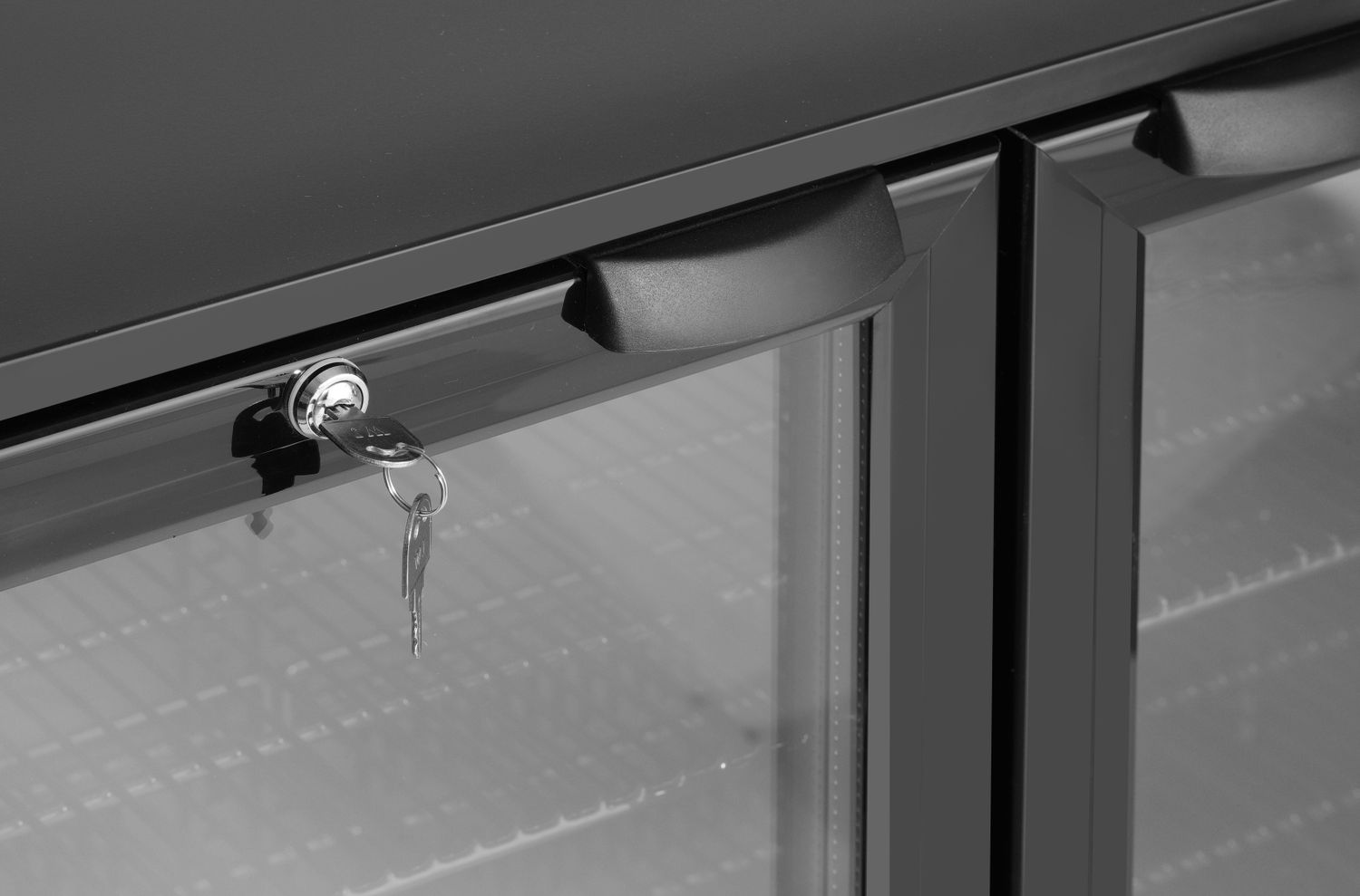 Lodówka barowa 2-drzwiowa, Arktic, 158L, czarny, 230V/160W, 900x530x(H)870mm - obrazek 4