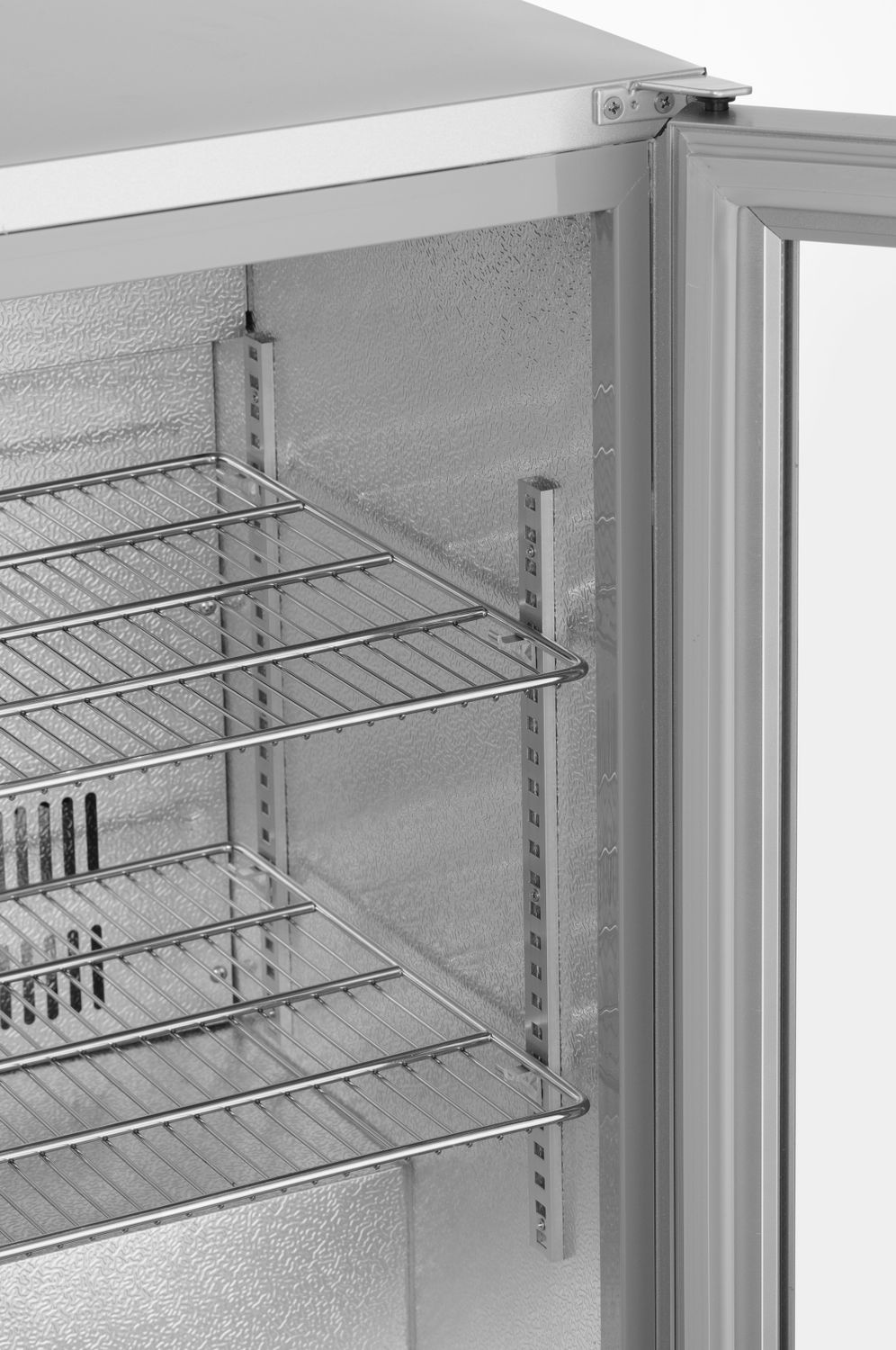 Lodówka barowa podblatowa 1-drzwiowa, Arktic, 75L, srebrny, 230V/120W, 530x500x(H)840mm - obrazek 3