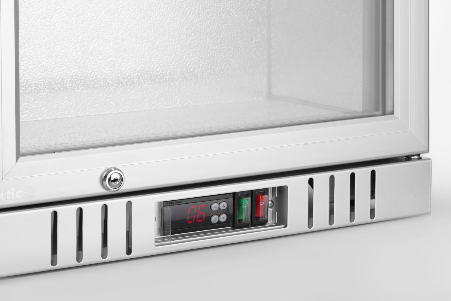 Lodówka barowa podblatowa 1-drzwiowa, Arktic, 75L, srebrny, 230V/120W, 530x500x(H)840mm - obrazek 4