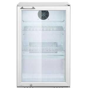 Lodówka barowa podblatowa 1-drzwiowa, Arktic, 75L, srebrny, 230V/120W, 530x500x(H)840mm