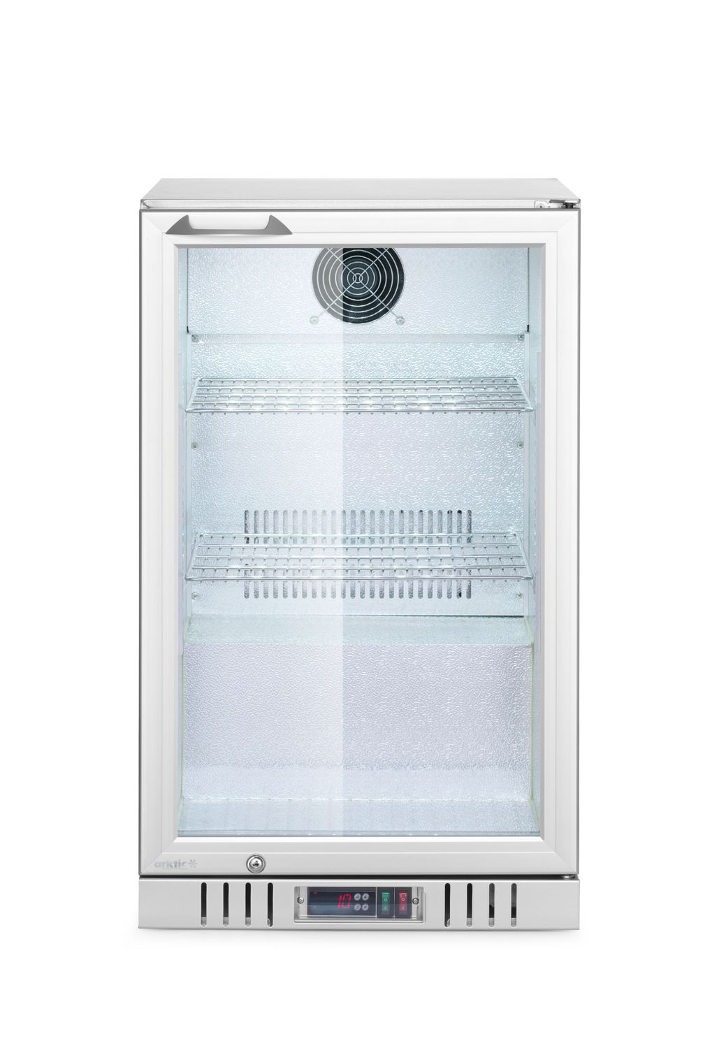 Lodówka barowa podblatowa 1-drzwiowa, Arktic, 75L, srebrny, 230V/120W, 530x500x(H)840mm