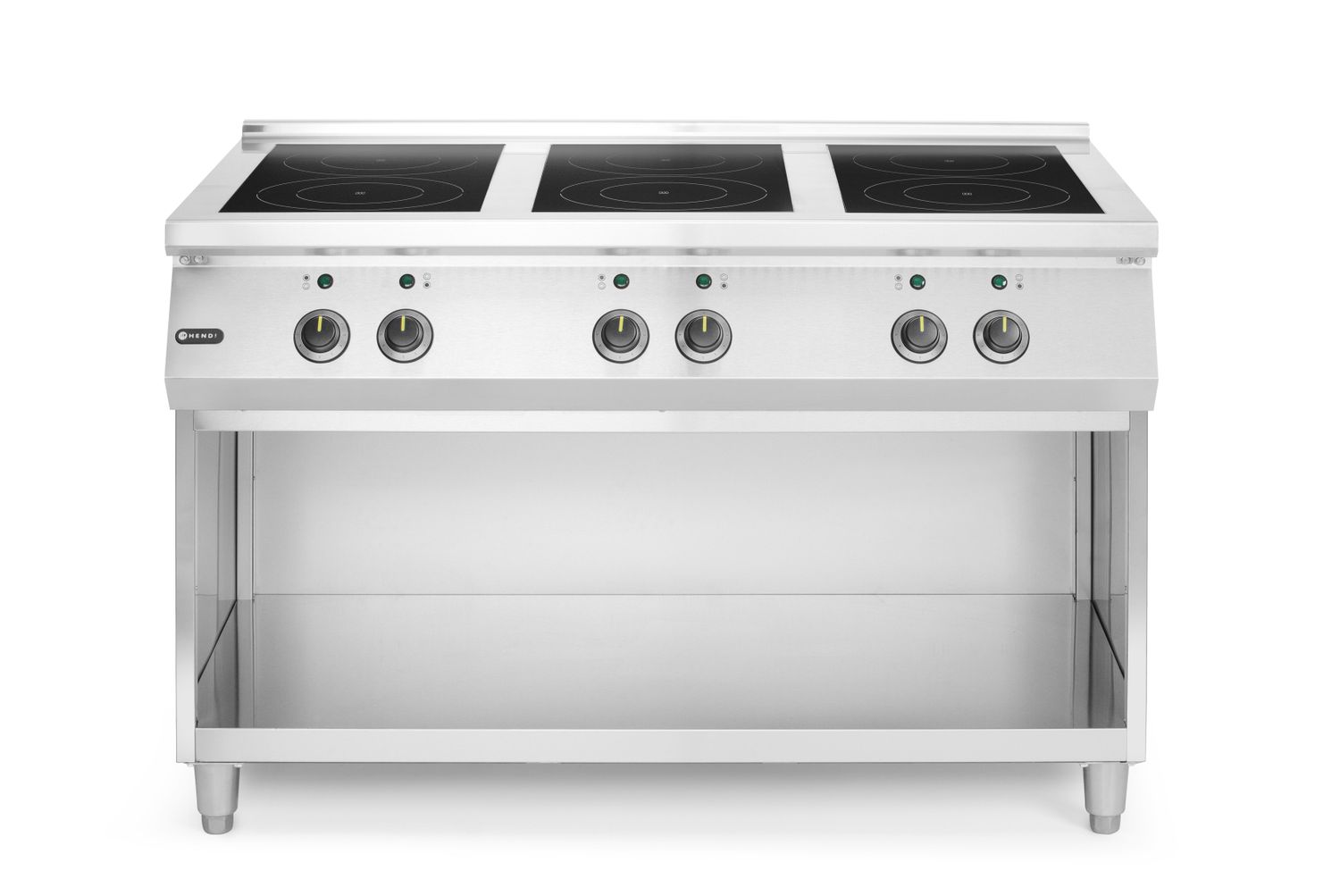 Kuchenka indukcyjna z 6 polami grzewczymi, HENDI, 400V/25500W, 1200x700x(H)890mm