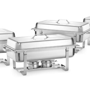 Podgrzewacz na pastę – zestaw 4 szt., HENDI, GN 1/1, 8,5L, 610x355x(H)297mm