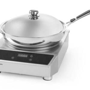 Wok indukcyjny 3500, HENDI, Profi Line, kuchenka + wok, 230V/3500W, 340x450x(H)295mm