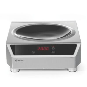 Wok indukcyjny 3500, HENDI, Profi Line, kuchenka, 230V/3500W, 340x450x(H)130mm