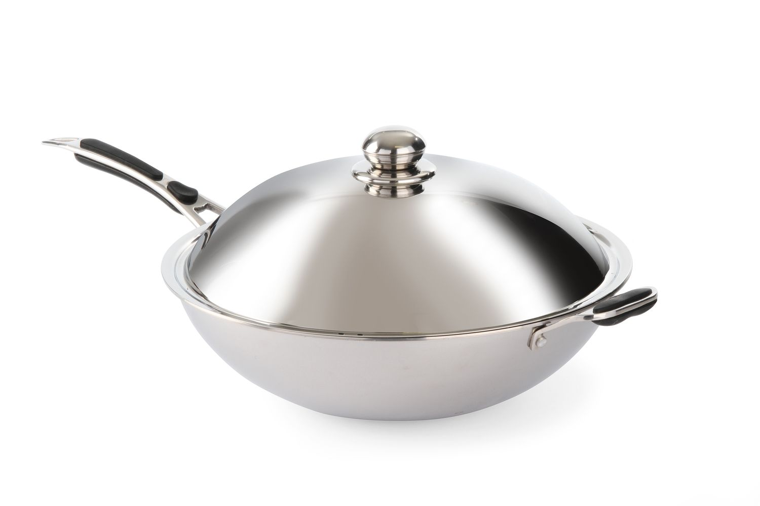 Patelnia indukcyjna wok, HENDI, Profi Line, ⌀360x(H)180mm - obrazek 2