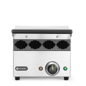 Grill kontaktowy Hot-Dog Panini, HENDI, 230V/1800W, 385x285x(H)254mm