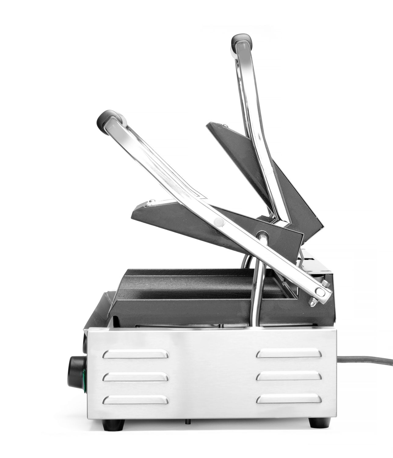 Grill kontaktowy podwójny Ryflowany, HENDI, góra i dół ryflowane, 230V/3600W, 570x375x(H)216mm - obrazek 4