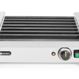 Podgrzewacz rolkowy do parówek jednostrefowy, HENDI, 7 rolek, 230V/740W, 525x365x(H)176mm