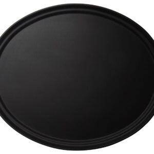 Taca do serwowania Camtread owalna, antypoślizgowa, Cambro, czarny, czarny, 685x560x(H)32mm