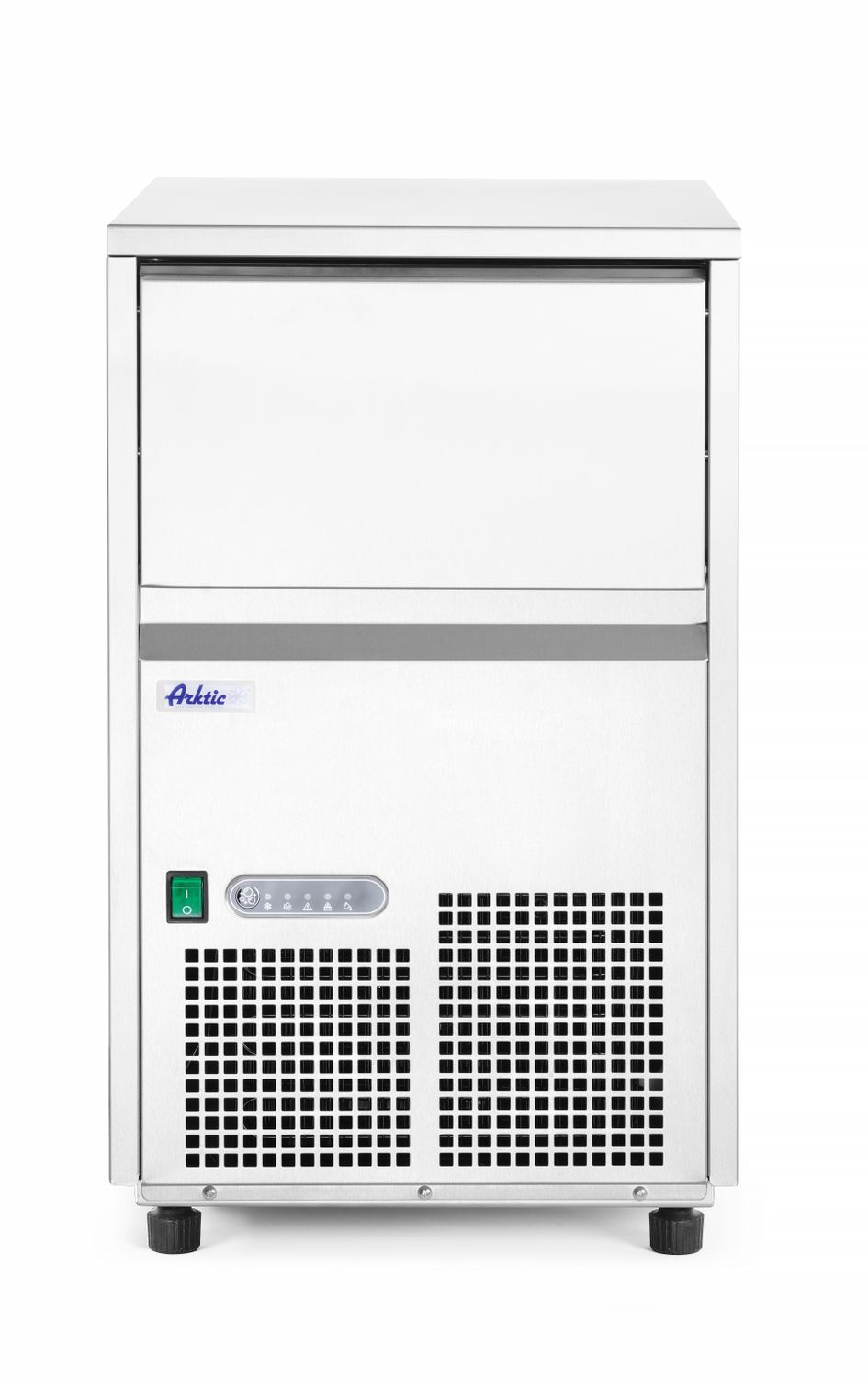 Kostkarka do lodu, Arktic, srebrny, 230V/385W, 380x520x(H)637mm