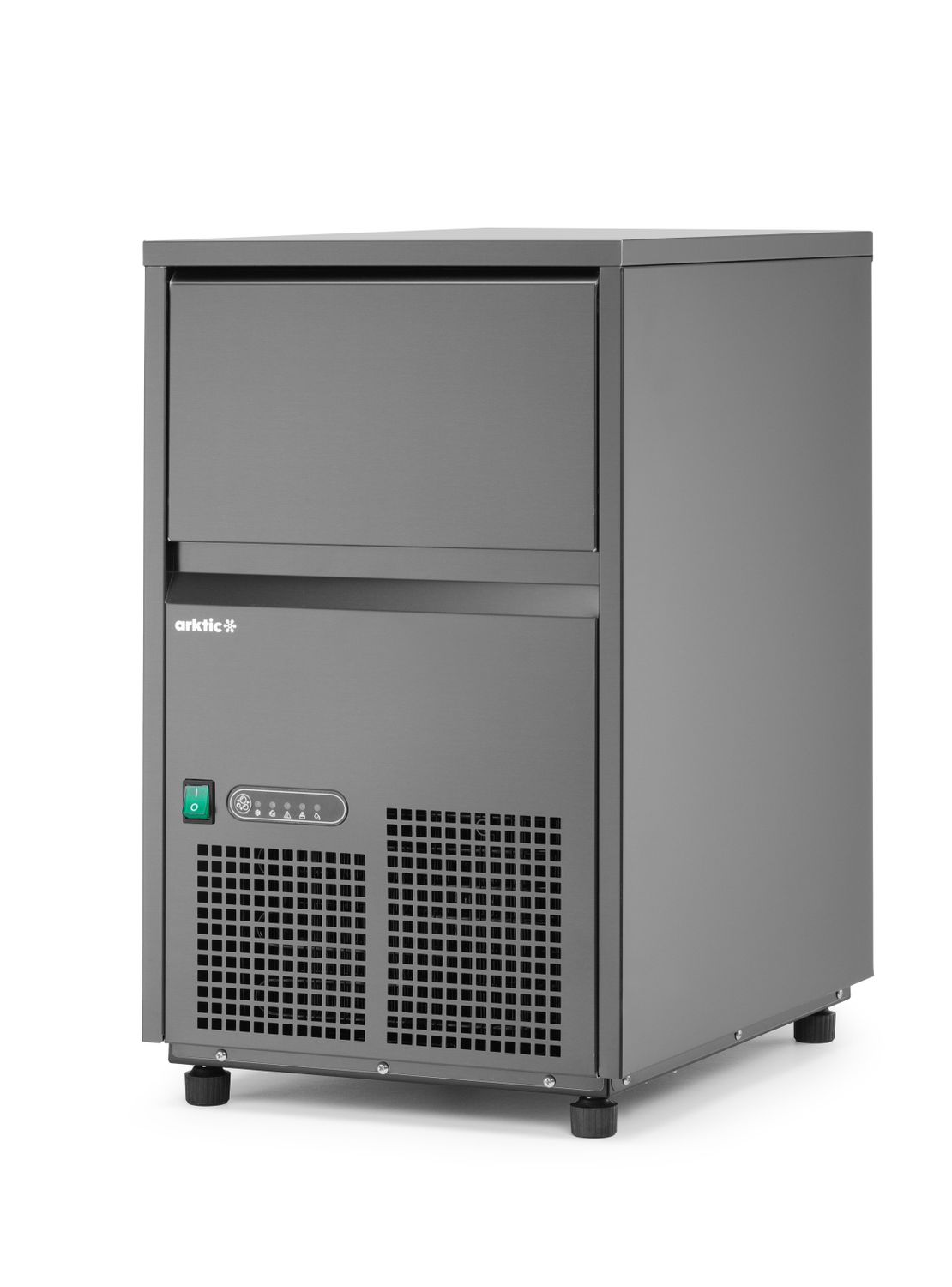 Kostkarka do lodu, Arktic, czarny, 230V/385W, 380x520x(H)637mm - obrazek 2