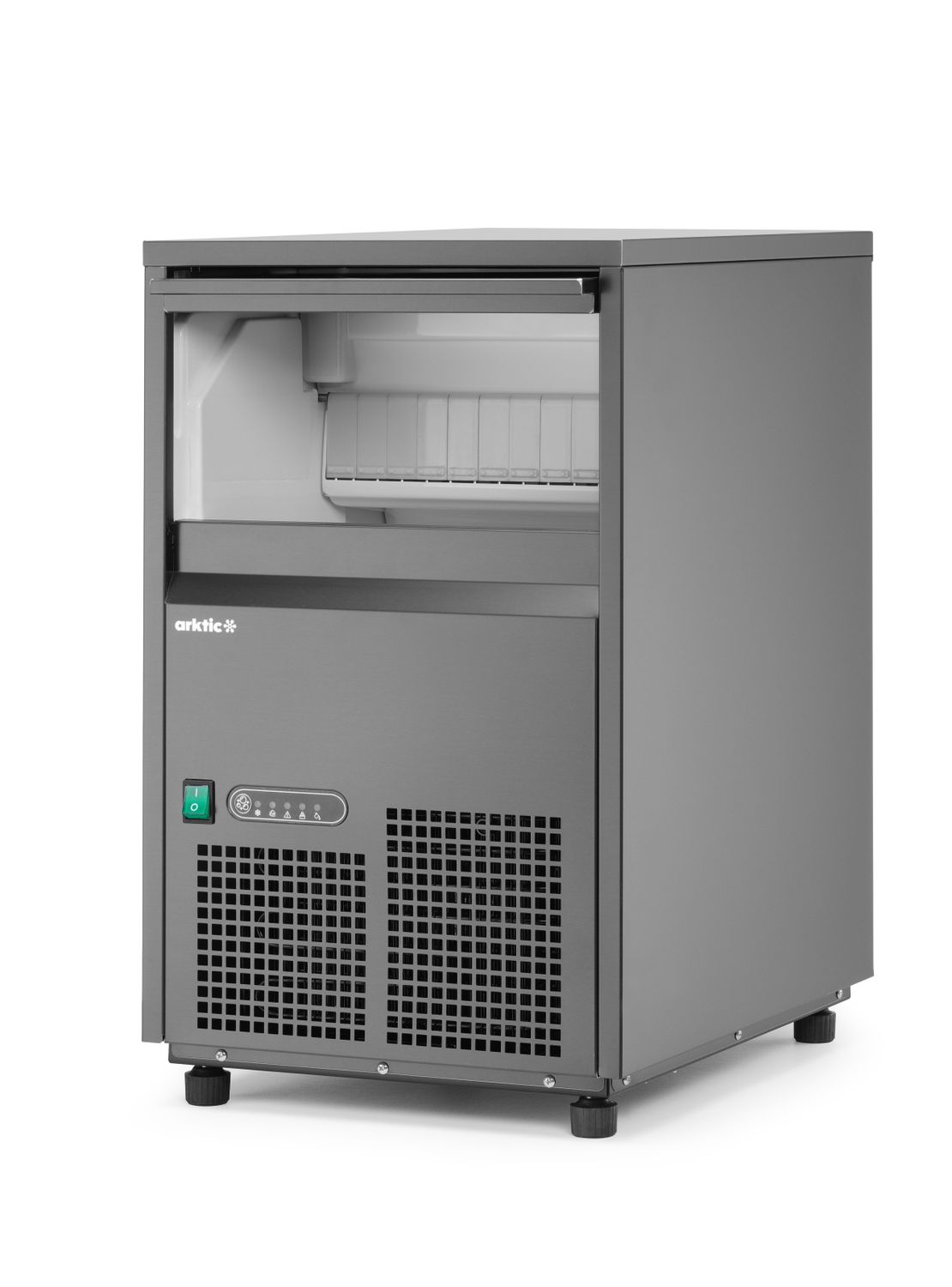 Kostkarka do lodu, Arktic, czarny, 230V/385W, 380x520x(H)637mm - obrazek 4