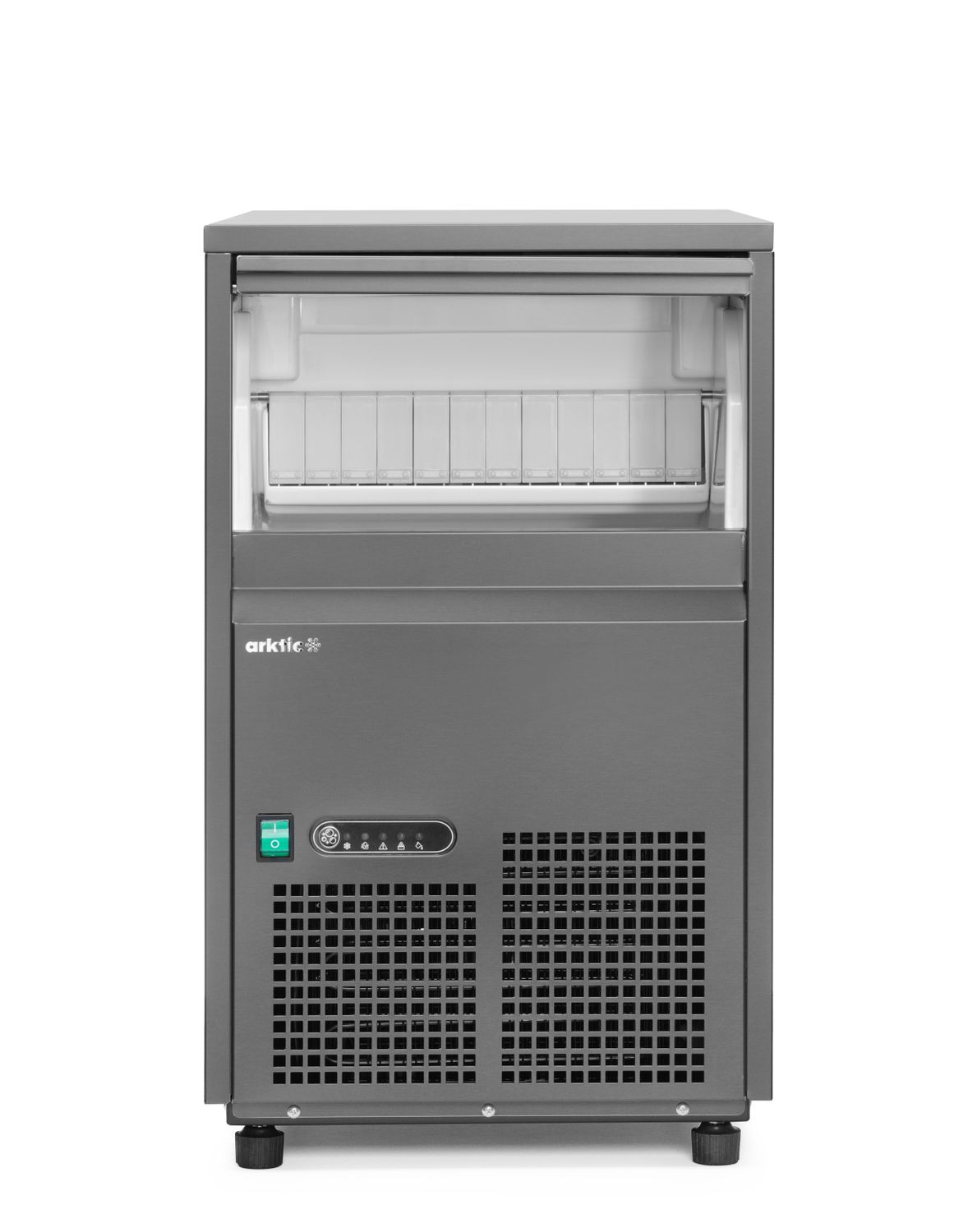 Kostkarka do lodu, Arktic, czarny, 230V/385W, 380x520x(H)637mm - obrazek 3