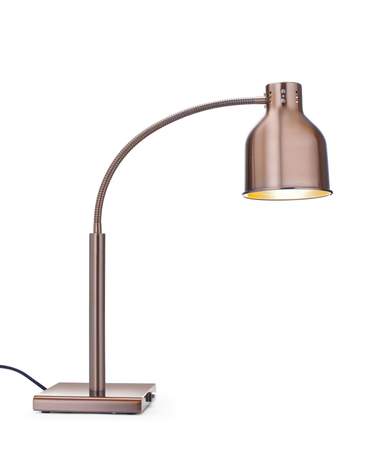 Lampa do podgrzewania potraw, giętka, HENDI, miedziany, 230V/250W, 268x203x(H)660mm - obrazek 3