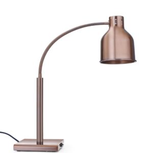 Lampa do podgrzewania potraw, giętka, HENDI, miedziany, 230V/250W, 268x203x(H)660mm