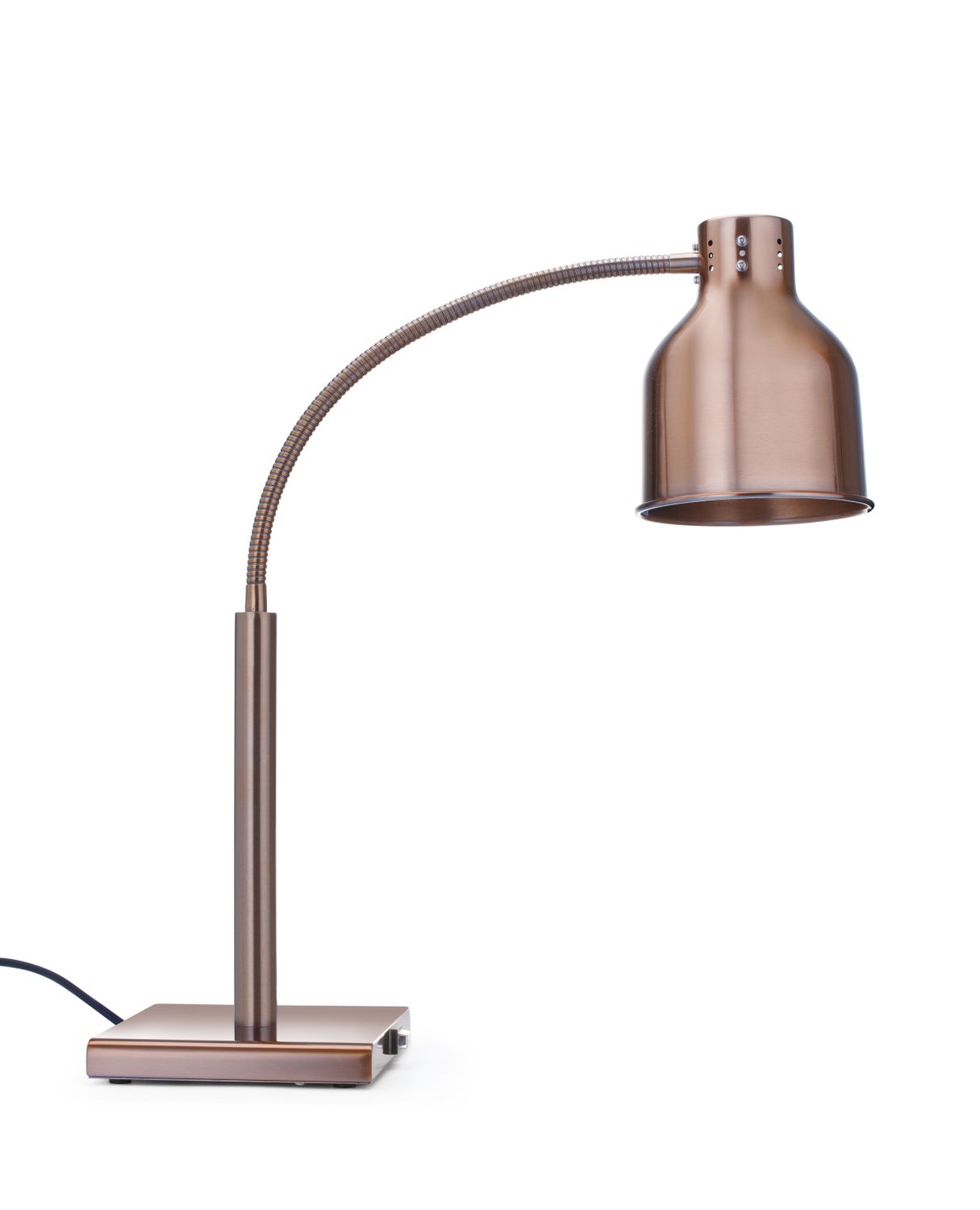 Lampa do podgrzewania potraw, giętka, HENDI, miedziany, 230V/250W, 268x203x(H)660mm