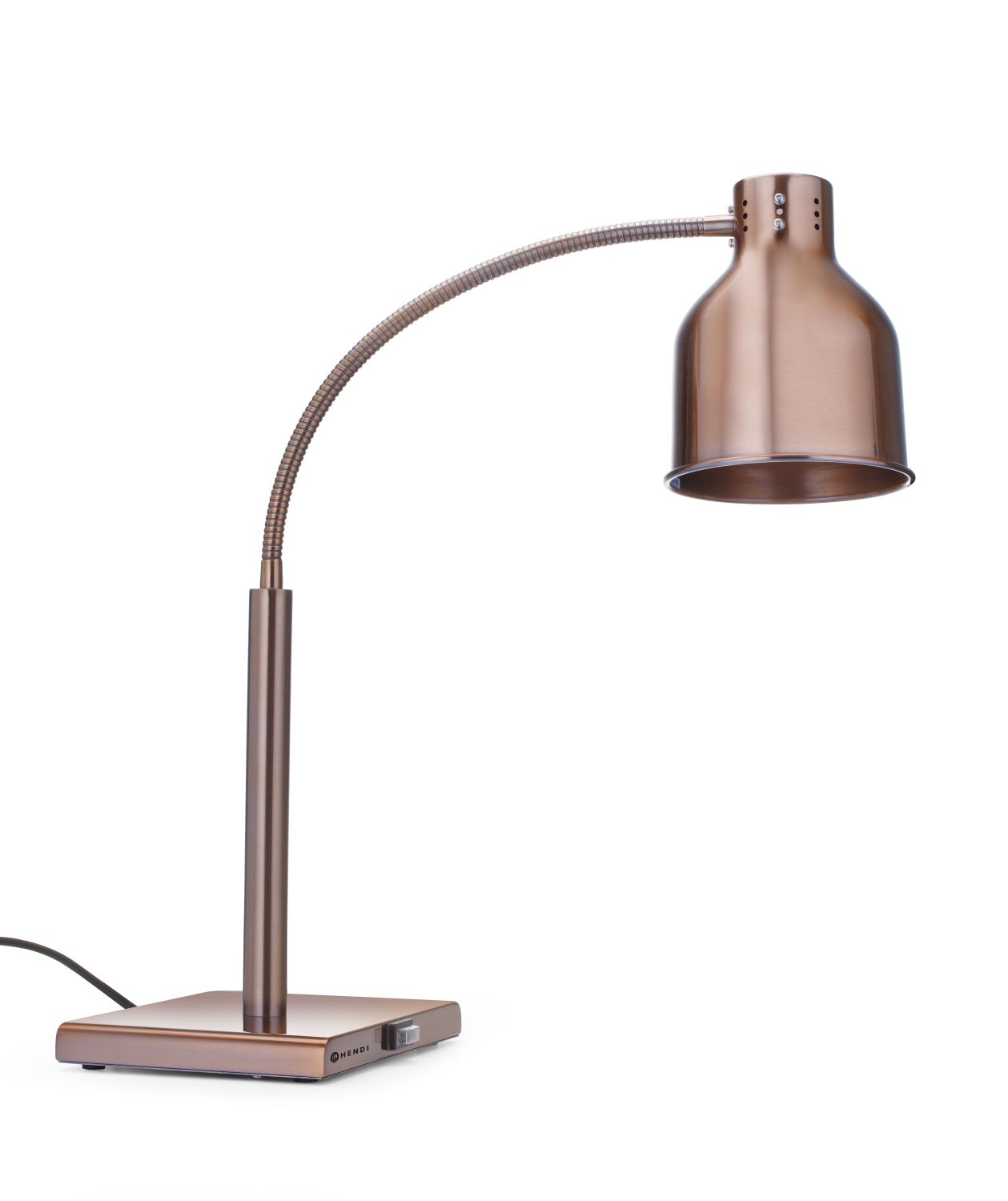 Lampa do podgrzewania potraw, giętka, HENDI, miedziany, 230V/250W, 268x203x(H)660mm - obrazek 2