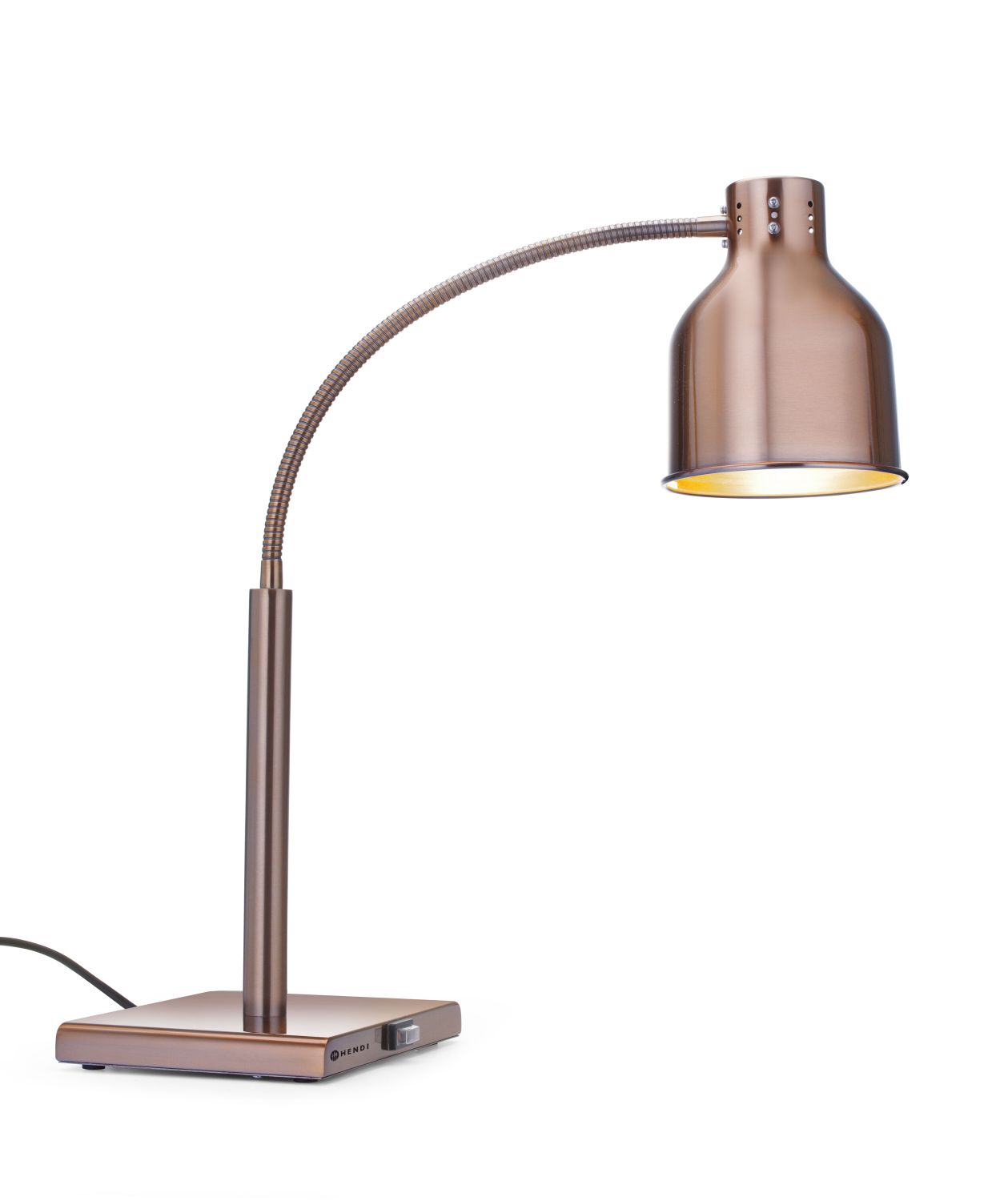 Lampa do podgrzewania potraw, giętka, HENDI, miedziany, 230V/250W, 268x203x(H)660mm - obrazek 4