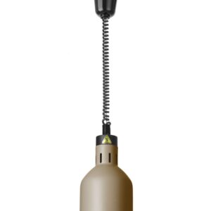 Lampa do podgrzewania potraw wisząca, cylindryczna, HENDI, beżowy, 230V/250W, ⌀175x(H)250mm