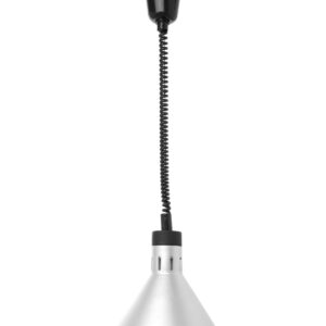 Lampa do podgrzewania potraw wisząca, stożkowa, HENDI, srebrny, 230V/250W, ⌀275x(H)250mm