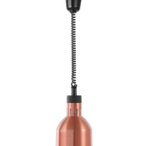 Lampa do podgrzewania potraw wisząca, cylindryczna, HENDI, miedziany, 230V/250W, ⌀175x(H)250mm