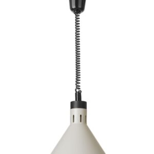 Lampa do podgrzewania potraw wisząca, stożkowa, HENDI, biały, 230V/250W, ⌀275x(H)250mm