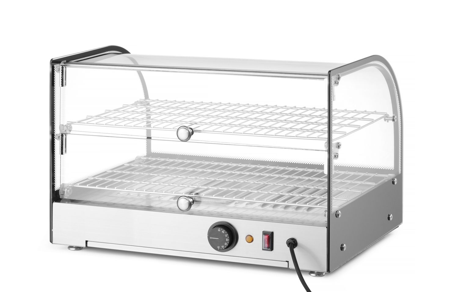 Witryna grzewcza podwójna, HENDI, podwójna, czarny, 230V/800W, 554x376x(H)376mm - obrazek 3