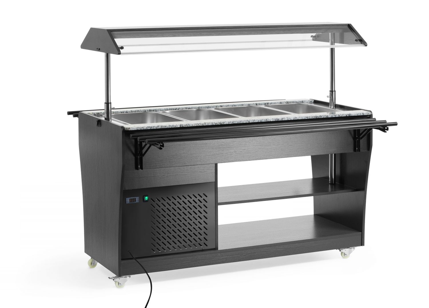 Bufet sałatkowy, Arktic, GN 1/1, 230V/170W, 1490x765x(H)1370mm - obrazek 10