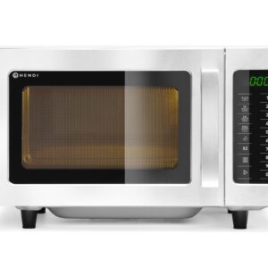 Kuchenka mikrofalowa z możliwością programowania 1000 W, HENDI, 23L, 230V/1550W, 509x572x(H)306mm