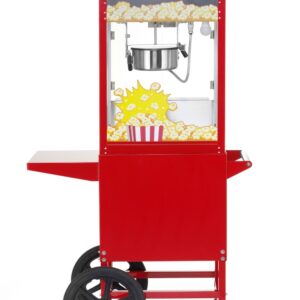 Urządzenie do popcornu z wózkiem, HENDI, czerwony, 230V/1155W, 940x510x(H)1553mm