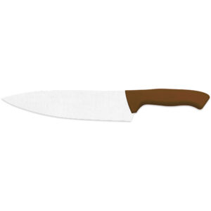 Nóż kuchenny, HACCP, brązowy, L 210 mm