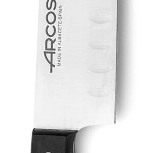 Nóż Santoku ze szlifem kulowym, seria UNIVERSAL, Arcos, czarny, (L)290mm