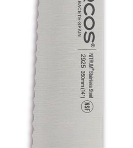 Nóż rzeźniczy, ząbkowany, seria 2900, Arcos, 2900, czarny, (L)492mm